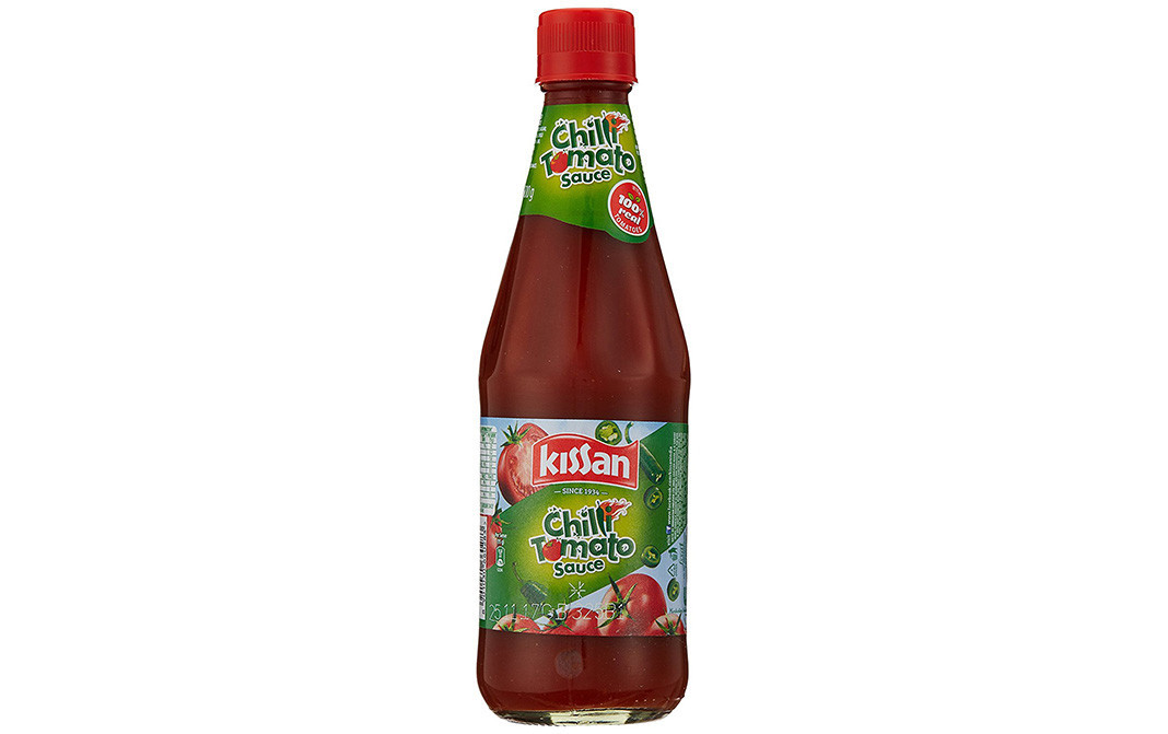 Kissan Chilli Tomato Sauce    Glass Bottle  500 grams